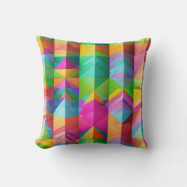 Cojín Decorativo Armonía de la Geometría Sagrada de las Pirámides P