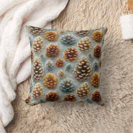 Cojín Decorativo Armonía de las pineconas de invierno