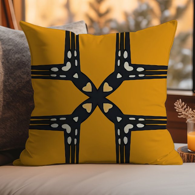 Cojín Decorativo Armonía Dorada Tirar Cushion (Subido por el creador)