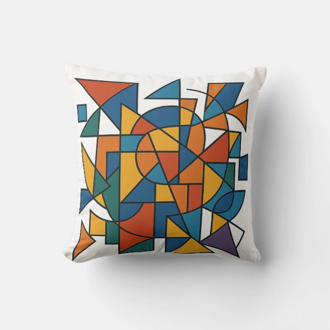 Cojín Decorativo Armonía geométrica (Anverso)