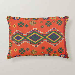 Cojín Decorativo Armonía marroquí en naranja