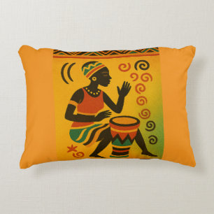 Cojín Decorativo Armonía tribal - Pilar de la cultura africana