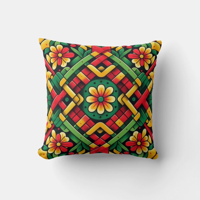 Cojín Decorativo Armonía Tropical (Anverso)