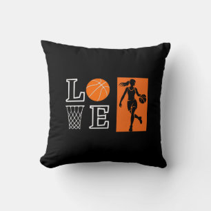 Cojín Decorativo Aros de Baloncesto, Regalo para Jugador de Balonce