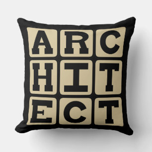 Cojín Decorativo Arquitecto, Diseñador de edificios