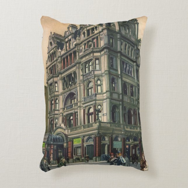 Cojín Decorativo Arquitectura de época Queens Hotel Leicester Squar (Frente (Vertical))