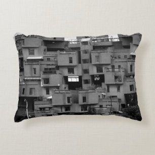 Cojín Decorativo Arquitectura en blanco y negro