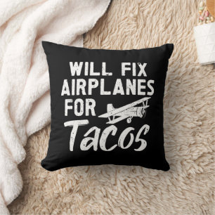 Cojín Decorativo Arreglarán Aviones Para Tacos