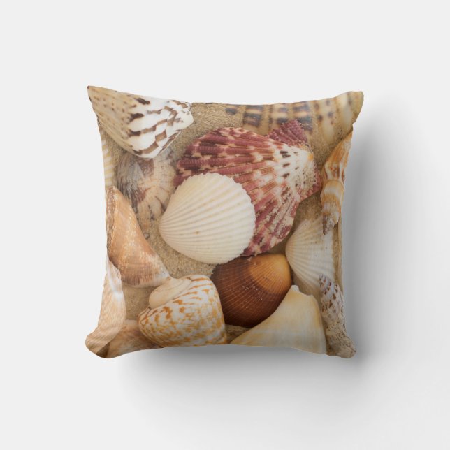 Cojín Decorativo Arreglo del Seashell (Anverso)