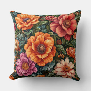 Cojín Decorativo Arreglo floral colorido