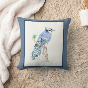 Cojín Decorativo Arrendajo azul