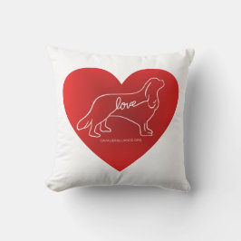 Cojín decorativo arrogante del amor