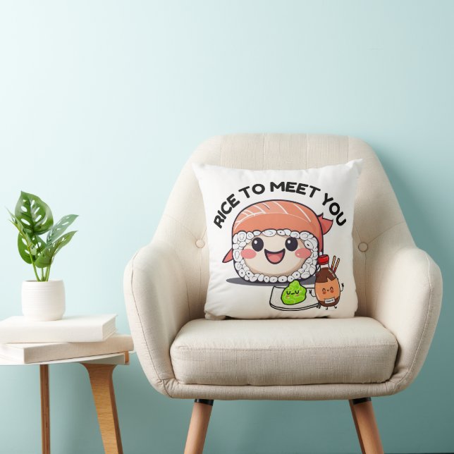 Cojín Decorativo Arroz para conocerte (Silla)