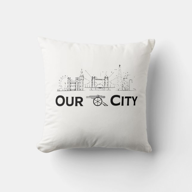 Cojín Decorativo Arsenal Nuestra Ciudad  (Anverso)