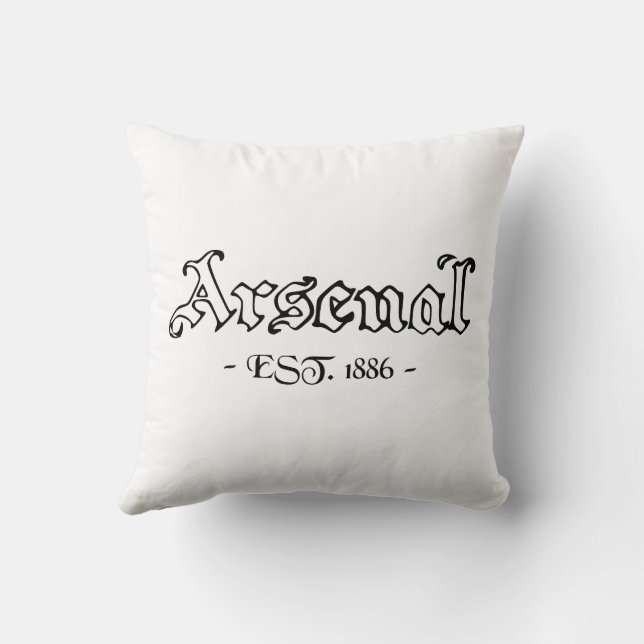 Cojín Decorativo Arsenal Retro (Reverso)