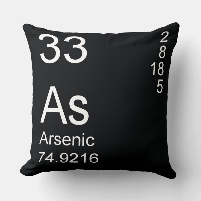 Cojín Decorativo Arsénico (Anverso)