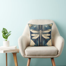Cojín decorativo Art Deco Dragonfly