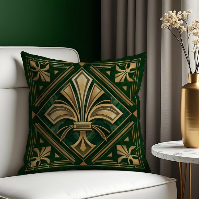 Cojín Decorativo Art Deco Fleur-de-lis (Subido por el creador)