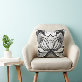 Cojín decorativo Art Deco Lotus