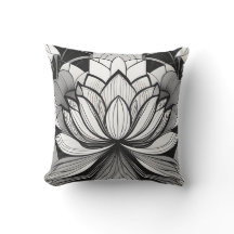 Cojín decorativo Art Deco Lotus
