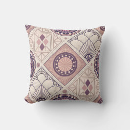 Cojín Decorativo Art Deco Neutral Geométrico