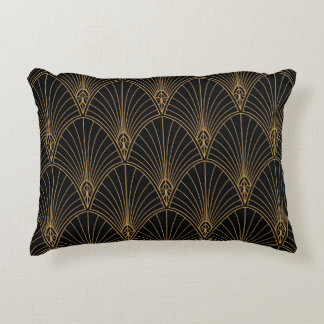 Cojín Decorativo Art deco: patrón geométrico clásico.