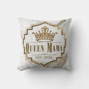 Cojín Decorativo Art Deco ‘Queen Mama’ con Marble Elegancia