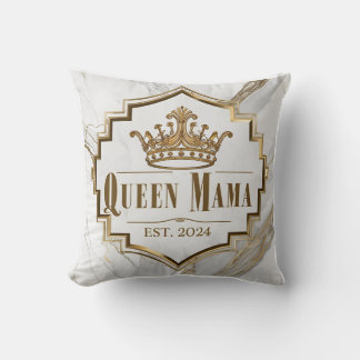 Cojín Decorativo Art Deco ‘Queen Mama’ con Marble Elegancia