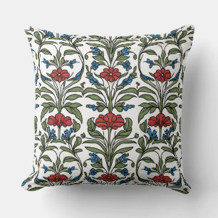 Cojín Decorativo Art Nouveau Chinoiserie Lotus Floral