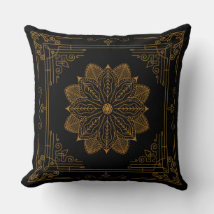 Cojín Decorativo Art Nouveau "Ebony"