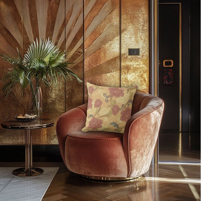 Cojín Decorativo Art Nouveau Garden Muse Design (Subido por el creador)