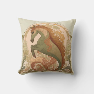 Cojín Decorativo Art Nouveau - Hippocampus