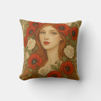 Cojín Decorativo Art nouveau Throw Pillow