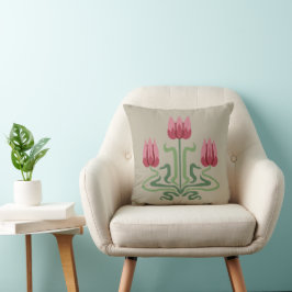 Cojín decorativo Art Nouveau Tulip Trio