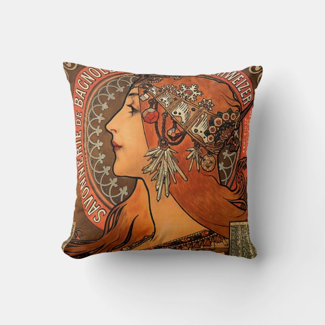 Cojín Decorativo Art Nouveau ~ Zodiac Cushions (Anverso)