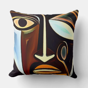 Cojín Decorativo Arte abstracto afrocéntrico