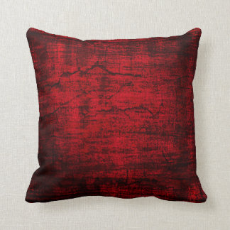 Cojín Decorativo Arte abstracto de la pintura roja del Grunge
