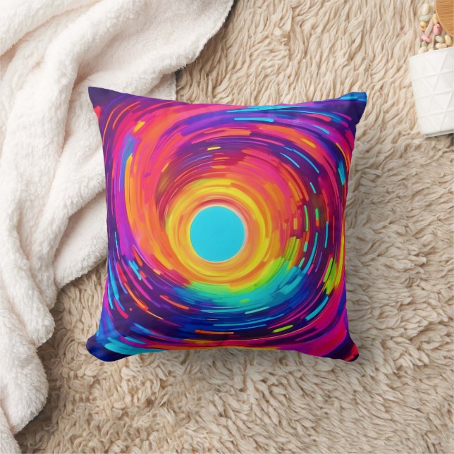 Cojín Decorativo Arte abstracto de Swirling Vortex (Manta)