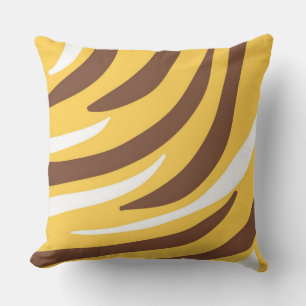 Cojín Decorativo arte abstracto de tigres