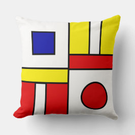 Cojín Decorativo Arte abstracto estilo Mondrian