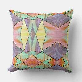 Cojín Decorativo Arte abstracto moderno boho de mármol