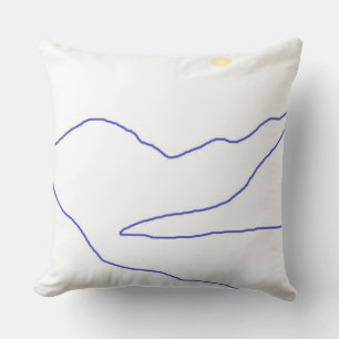 Cojín Decorativo arte abstracto paisajístico