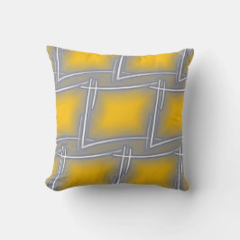 Cojín Decorativo Arte abstracto rectangular gris