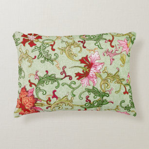 Cojín Decorativo Arte Antiguo Chinoiserie Floral Chino Art Nouveau
