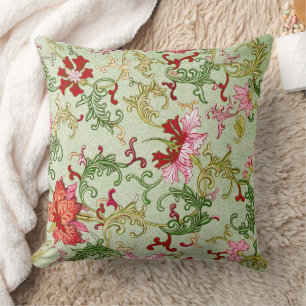 Cojín Decorativo Arte Antiguo Chinoiserie Floral Chino Nouveau