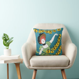 Cojín Decorativo Arte Antiguo Moderno, Livorno Señorita Bailando