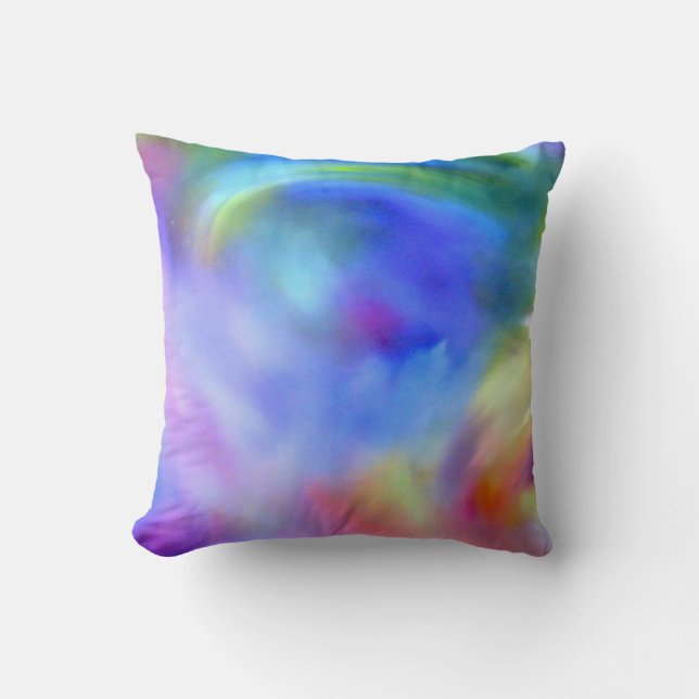 Cojín Decorativo Arte arco iris Cushion (Anverso)