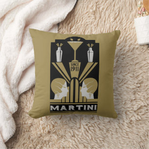 Cojín Decorativo Arte Art Decó de Martini