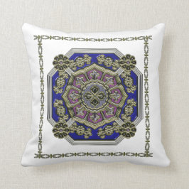 Cojín Decorativo Arte asiático de decoración tradicional con joyas