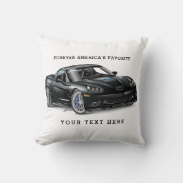 COJÍN DECORATIVO ARTE AUTOMÓVIL LEGENDARIO Z-R-ONE